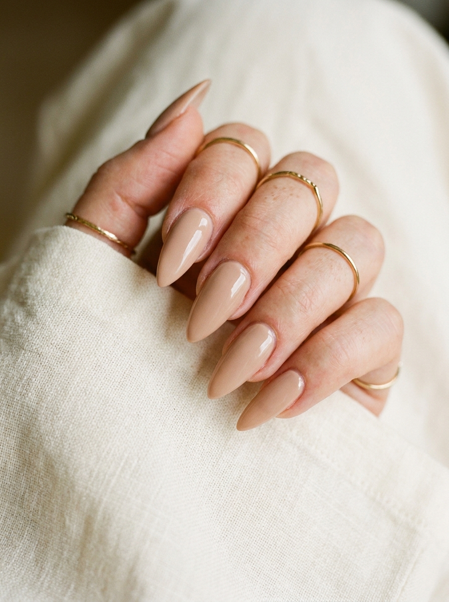Nude Stiletto Nails als Stiletto Nägel Inspiration 2026